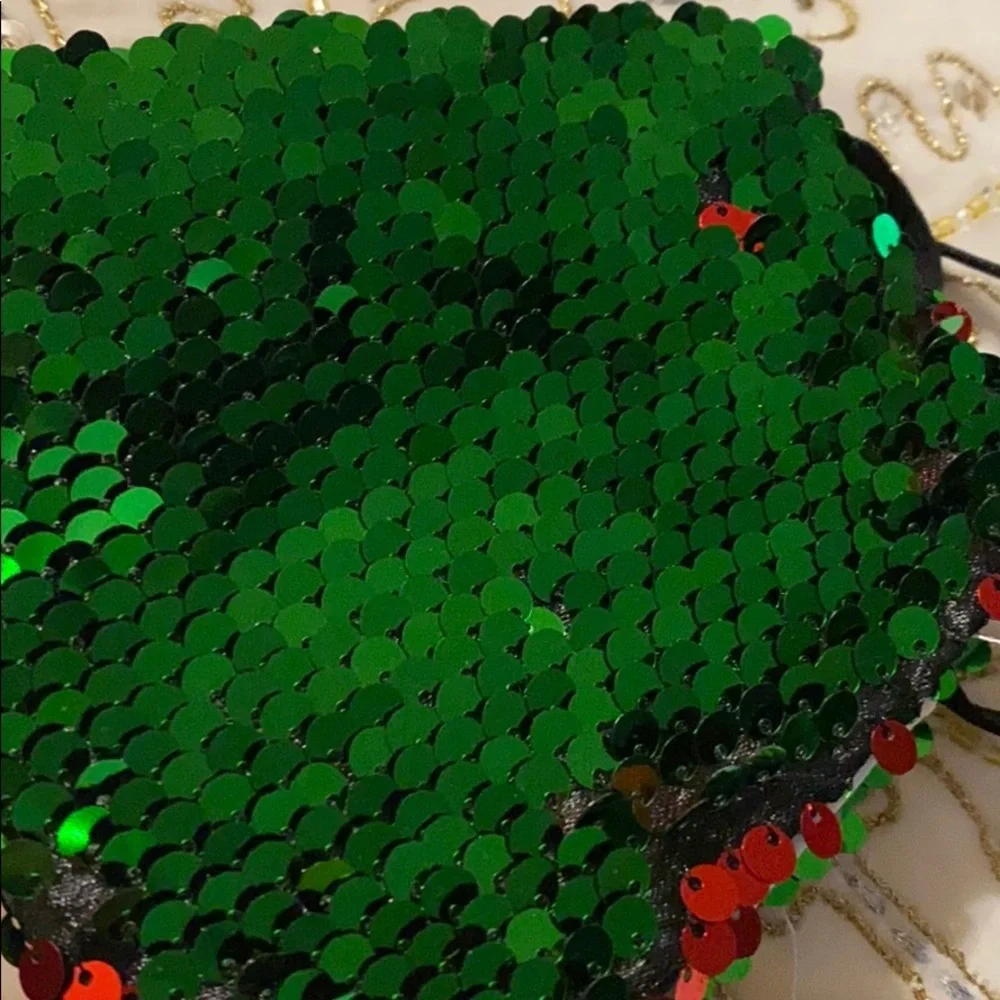 2 Tone Flip‎ Flop Sequin Face Mask